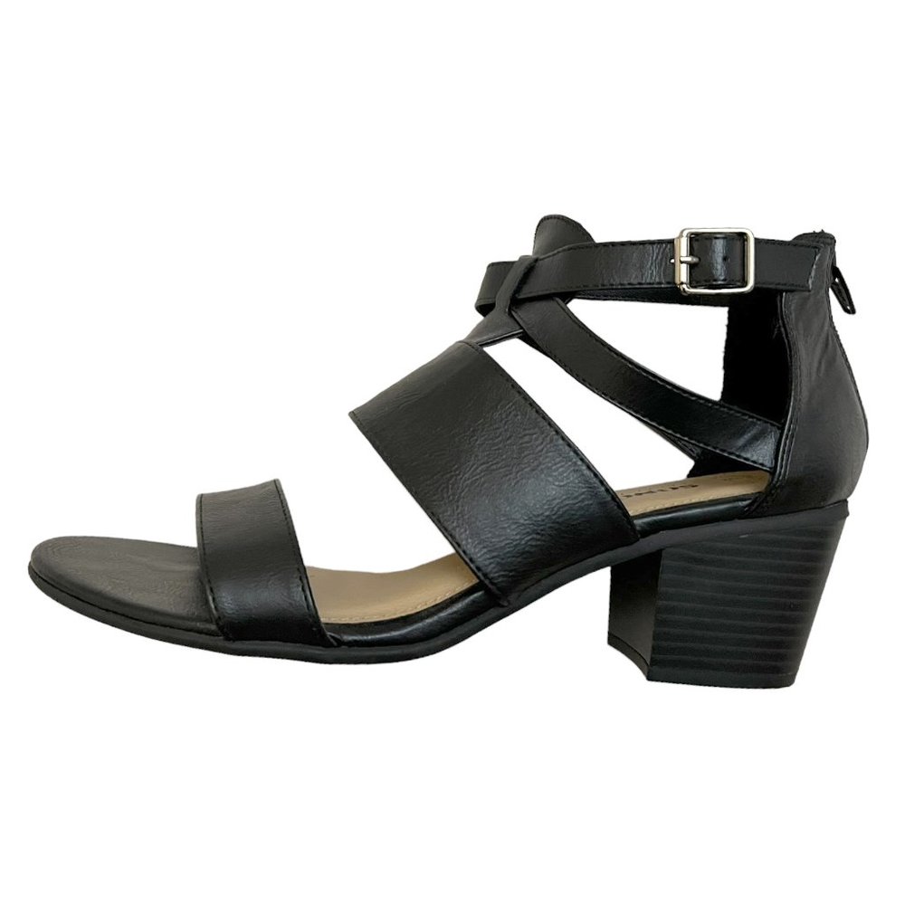 Sonoma Women's Size 9.5 M Vitalize OIrtholite Wedge Sandals Black NWOB